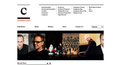 Desktop Screenshot of columbia-artists.com